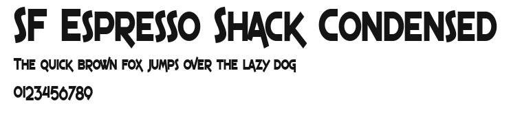 SF Espresso Shack Condensed Preview