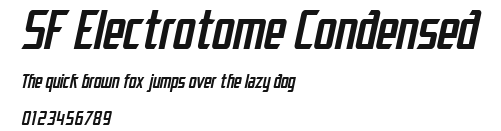 SF Electrotome Condensed Preview