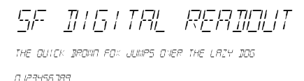 SF Digital Readout Preview