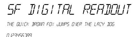 SF Digital Readout Preview