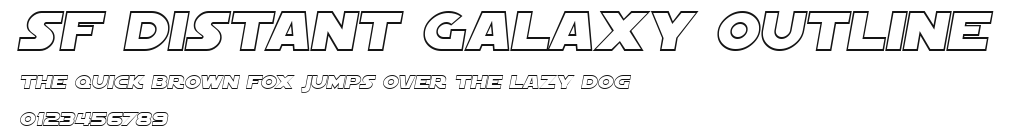 SF Distant Galaxy Outline Preview