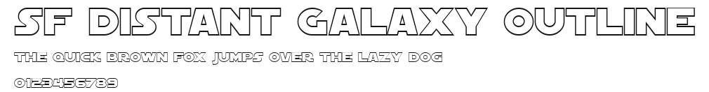 SF Distant Galaxy Outline Preview