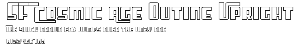 SF Cosmic Age Outine Upright Preview