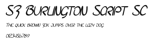 SF Burlington Script SC Preview