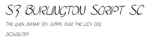 SF Burlington Script SC Preview