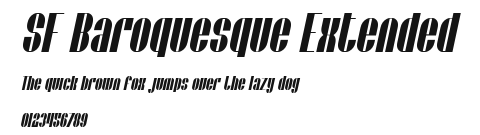 SF Baroquesque Extended Preview