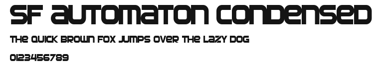 SF Automaton Condensed Preview