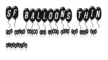 SF Balloons Thin Preview