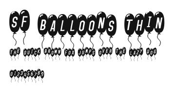 SF Balloons Thin Preview