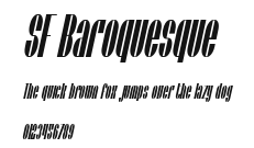 SF Baroquesque Preview