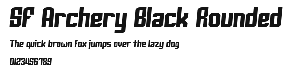 SF Archery Black Rounded Preview