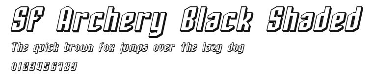 SF Archery Black Shaded Preview