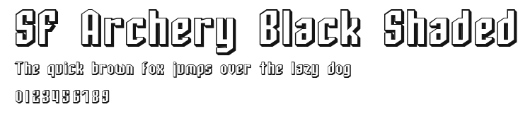 SF Archery Black Shaded Preview