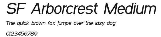 SF Arborcrest Medium Preview