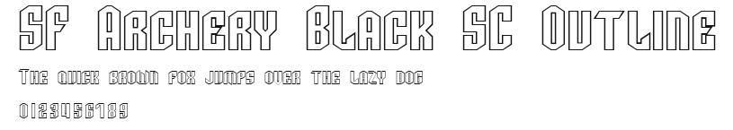 SF Archery Black SC Outline Preview