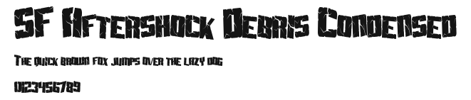 SF Aftershock Debris Condensed Preview