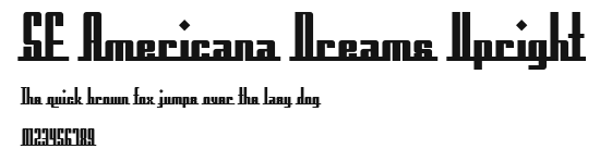 SF Americana Dreams Upright Preview