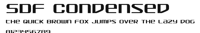 SDF Condensed Preview