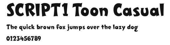 SCRIPT1 Toon Casual Preview
