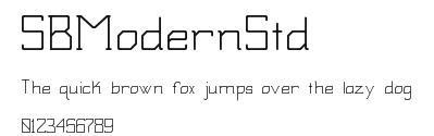 SBModernStd Preview
