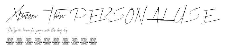 Xtreem Thin PERSONAL USE Preview