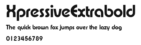 XpressiveExtrabold Preview