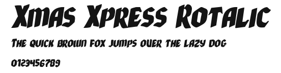 Xmas Xpress Rotalic Preview