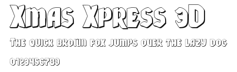 Xmas Xpress 3D Preview