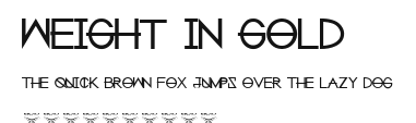 weight in gold Preview