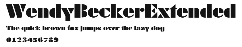 WendyBeckerExtended Preview