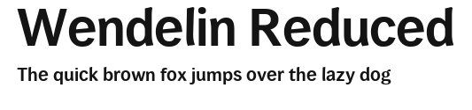 Wendelin Reduced Preview