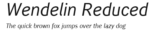 Wendelin Reduced Preview