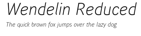 Wendelin Reduced Preview