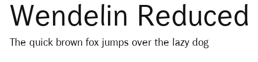 Wendelin Reduced Preview