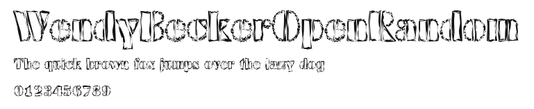 WendyBeckerOpenRandom Preview