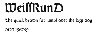 WeissRunD Preview