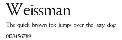 Weissman Preview