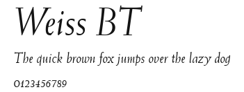Weiss BT Preview