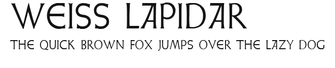 Weiss Lapidar Preview