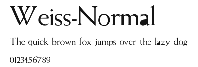 Weiss-Normal Preview