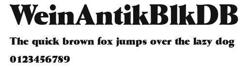 WeinAntikBlkDB Preview
