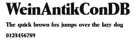 WeinAntikConDB Preview