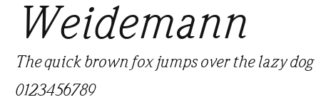 Weidemann Preview