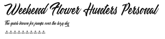 Weekend Flower Hunters Personal Preview