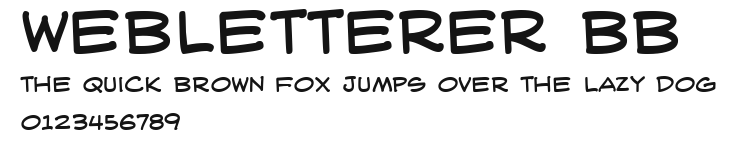 WebLetterer BB Preview