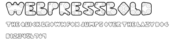 WebPressBold Preview