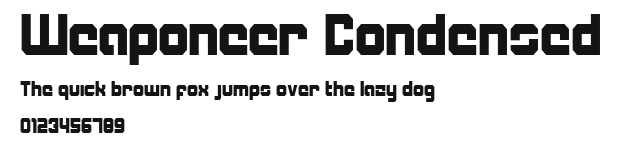 Weaponeer Condensed Preview