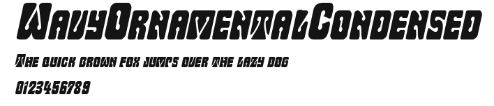 WavyOrnamentalCondensed Preview