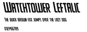 Watchtower Leftalic Preview