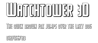 Watchtower 3D Preview